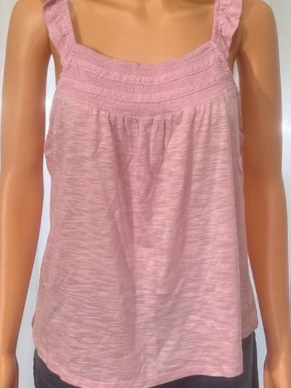 SO Blush Pink Textured Tank Top